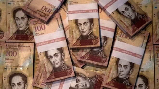 Tờ tiền giấy mệnh giá cao nhất của Venezuela - 100