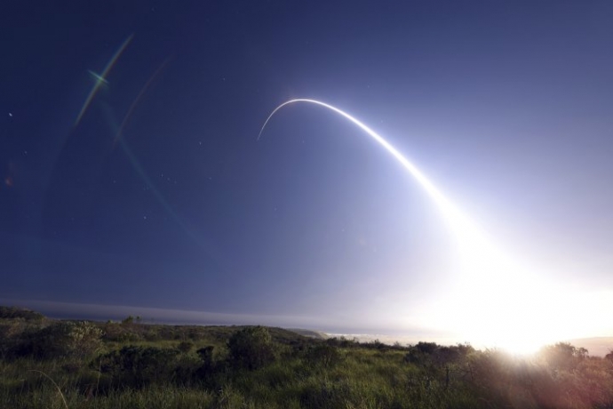 Hình ảnh Mỹ phóng thử tên lửa đạn đạo xuyên lục đị