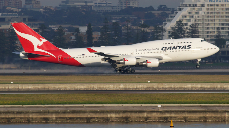 Máy bay của hãng hàng không Qantas 