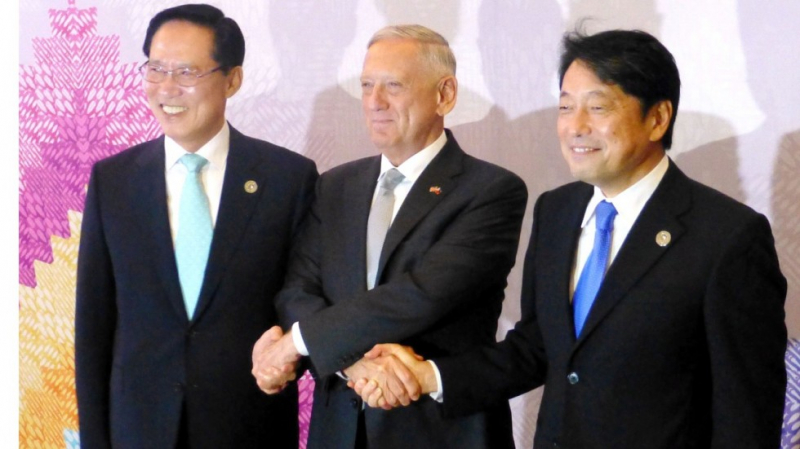 Bộ trưởng Quốc phòng Mỹ-Nhật-Hàn