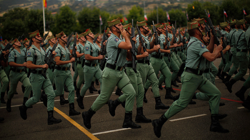Quân nhân ưu tú trong trung đoàn bộ binh La Legión