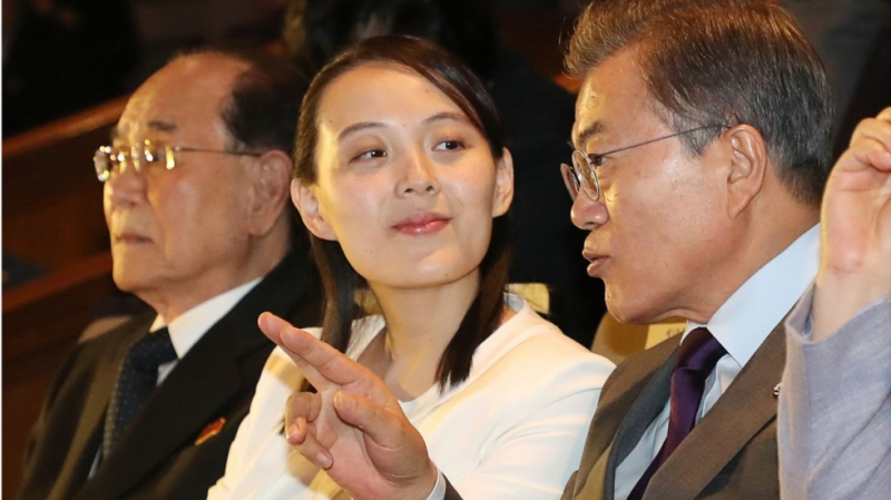Kim Yo-jong nói chuyện cùng Tổng thống Hàn Quốc Mo