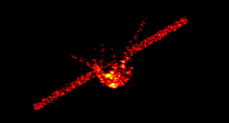 Hình ảnh trạm vũ trụ Thiên Cung-1 được nhìn thấy q