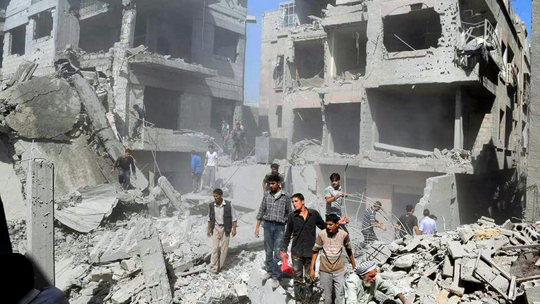 Douma, Syria tan hoang vì nội chiến