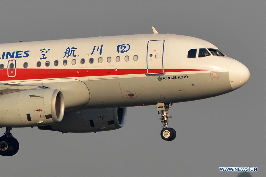 Một máy bay của hãng hàng không Sichuan Airlines.