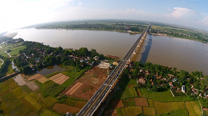 quy hoạch hai bên bờ sông hồng