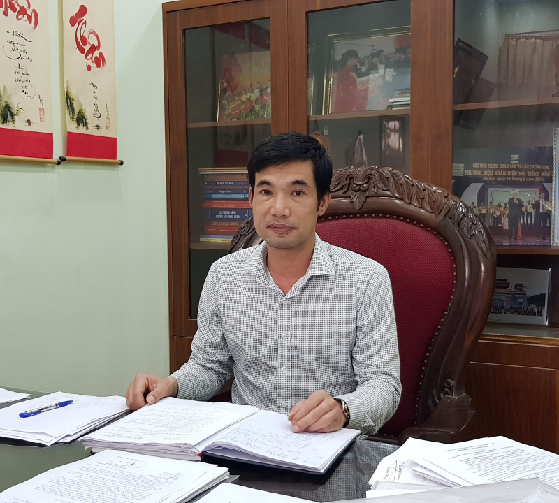 Ông Nguyễn Trung Chi, Chủ tịch UBND xã Canh Nậu