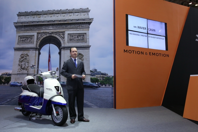 Ông Xavier Casin - Đại diện Peugeot Motocycles tại