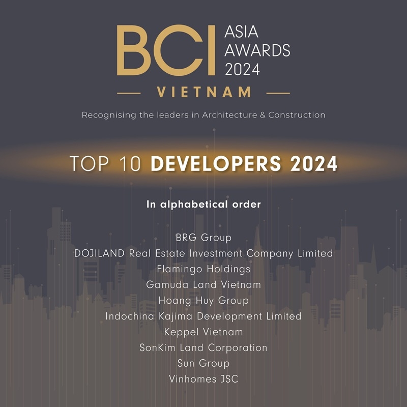 BCI Central chính thức công bố giải thưởng BCI Asia Awards 2024