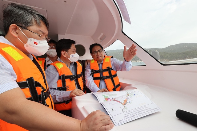 thu tuong pham minh chinh khao sat cac du an cong trinh lon trong diem tai khanh hoa