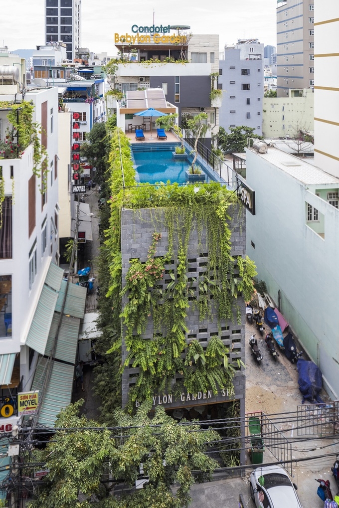 ngam ngoi nha da ong doc la nhu vuon treo babylon o da nang