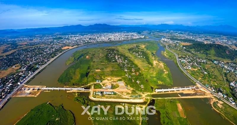 cuoi nam 2023 dua vao khai thac cong trinh dap dang ha luu song tra khuc