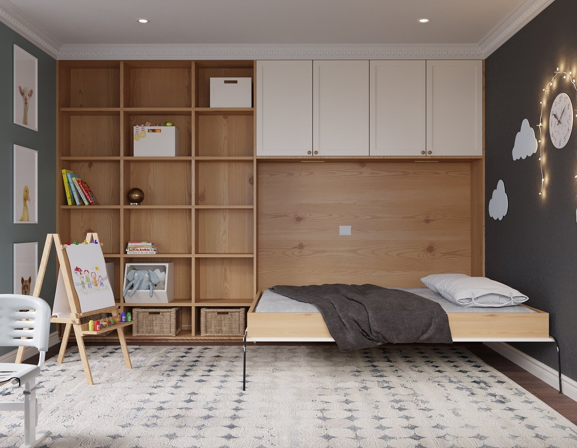 ben trong can ho 240 m2 voi noi that phong cach modern classic nhin la me