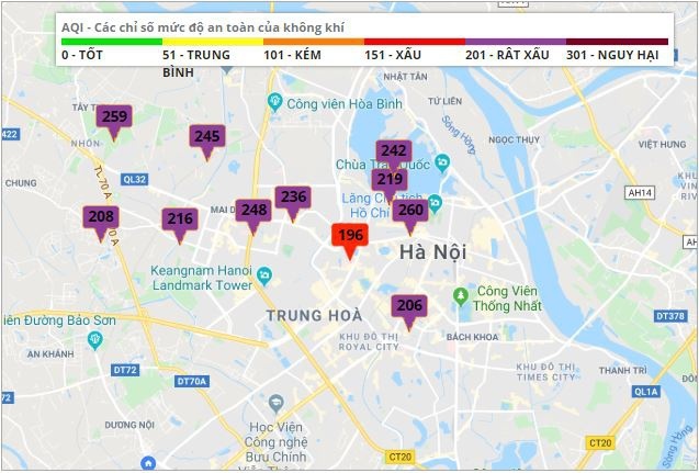 lam gi khi o nhiem khong khi thanh van nan quoc gia