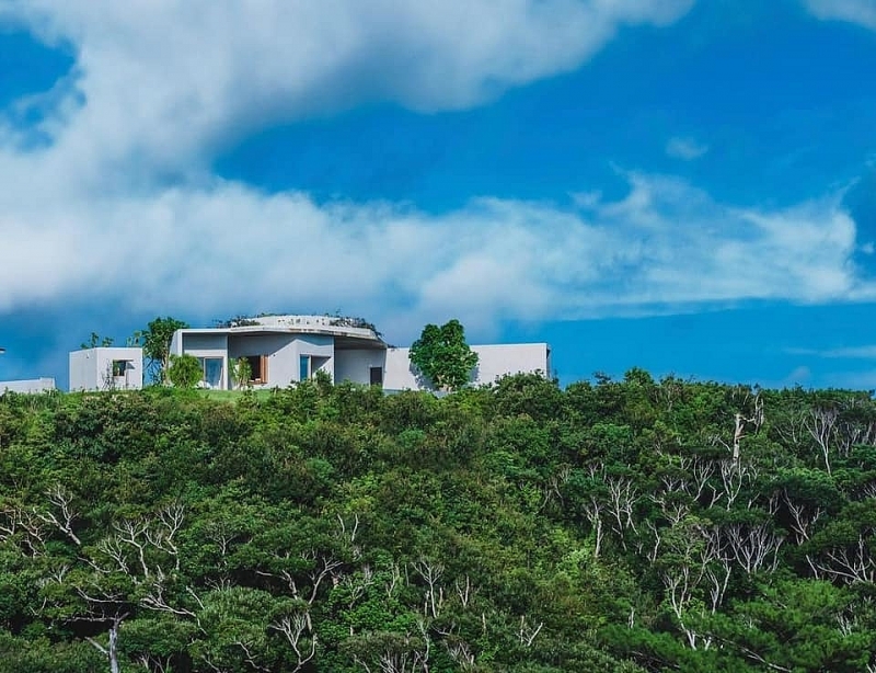 ngoi nha la lung ben bo bien bon huong la cua nhin tu tren nhu mai rua