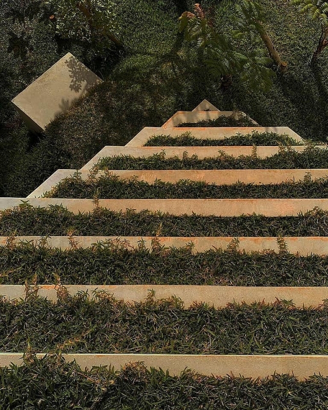 ngoi nha la lung ben bo bien bon huong la cua nhin tu tren nhu mai rua