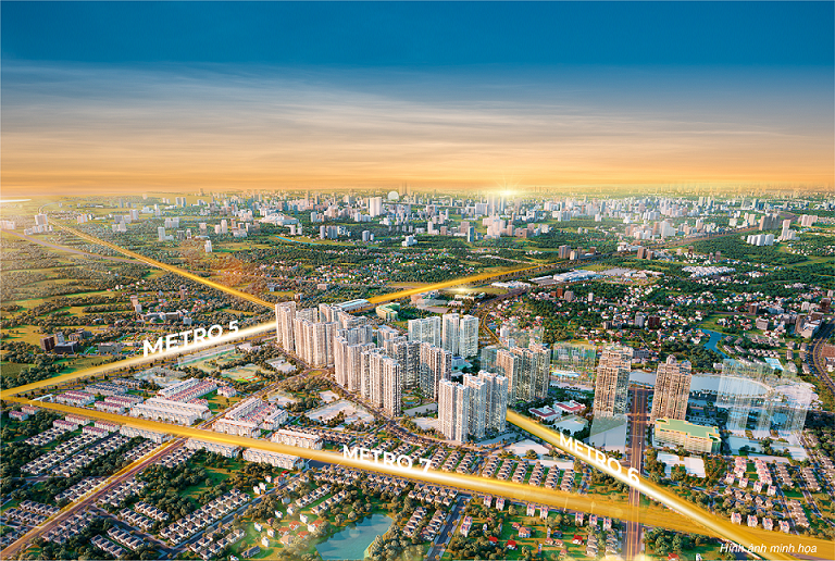 nhung vung dat lot xac nho metro