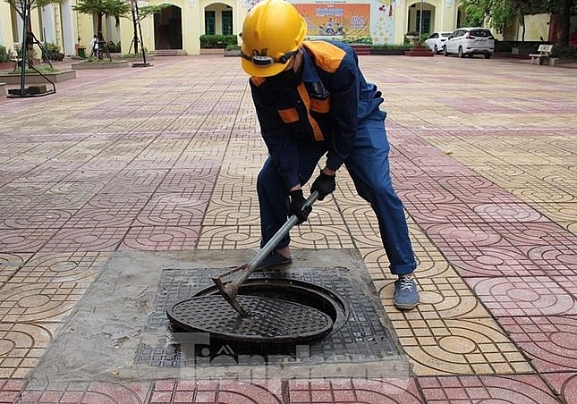 Cận cảnh hầm ngầm chống ngập đầu tiên của Hà Nội can canh ham ngam chong ngap dau tien cua ha noi