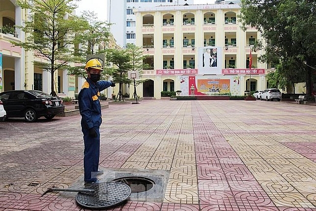 Cận cảnh hầm ngầm chống ngập đầu tiên của Hà Nội can canh ham ngam chong ngap dau tien cua ha noi