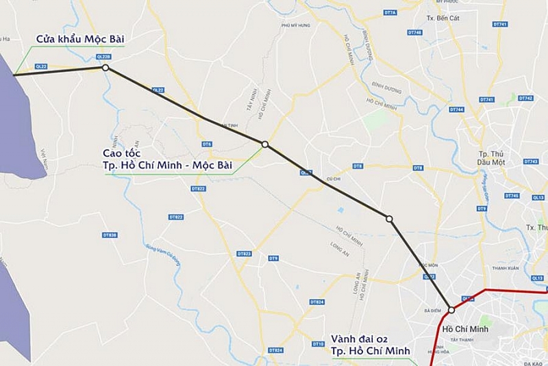 du an cao toc tphcm moc bai con tren giay dat tay ninh da len con sot