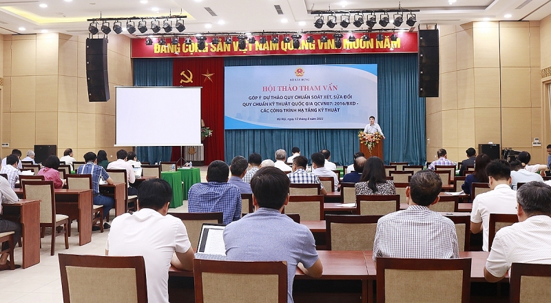 hoi thao gop y du thao sua doi qcvn 072016bxd ve cong trinh ha tang ky thuat