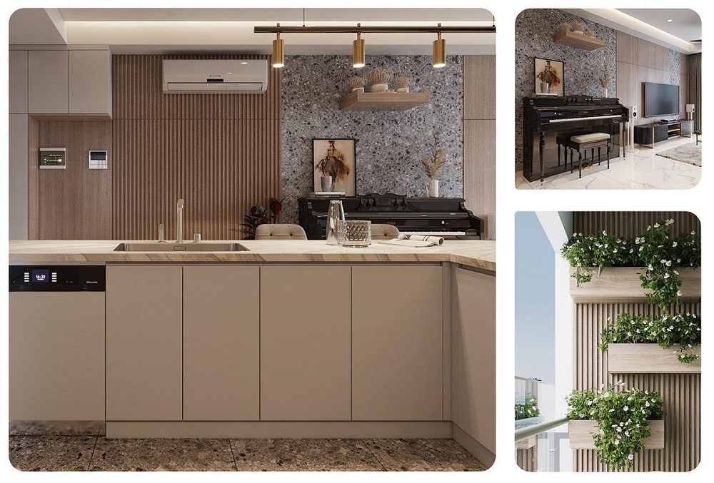 Khi Wabi-sabi và phong cách hiện đại hòa chung nhịp thở