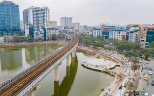 Cận cảnh c&ocirc;ng trường hồ Đống Đa sau 8 th&aacute;ng cải tạo