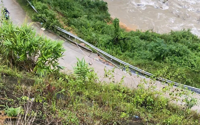 Đà Nẵng chi 10 tỷ đồng khắc phục sụt lún tuyến tỉnh lộ dọc cao tốc La Sơn - Hòa Liên- Ảnh 1.