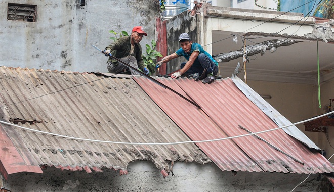 Hà Nội: Cận cảnh người dân dỡ nhà, giao mặt bằng mở rộng đường Nguyễn Tuân- Ảnh 12.