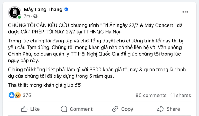 BTC show diễn Mây lang thang bị chỉ trích vì ứng xử kém duyên- Ảnh 2.