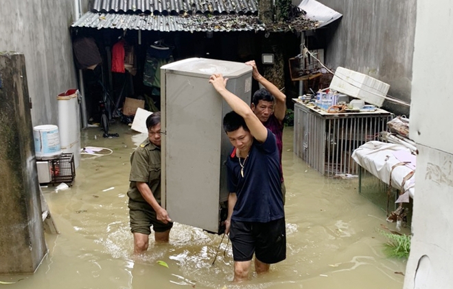 Cao Bằng: Mưa lớn gây ngập lụt nhiều nơi, hàng trăm hộ dân bị ảnh hưởng- Ảnh 3.