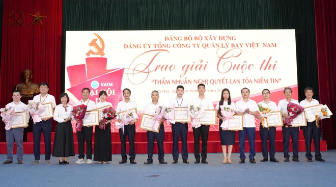 VATM trao giải cuộc thi “Thấm nhuần Nghị quyết - Lan tỏa niềm tin”- Ảnh 2.