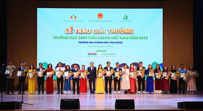 60 trường đạt Giải thưởng Trường học sinh thái ASEAN Việt Nam 2025- Ảnh 7. 60 trường đạt Giải thưởng Trường học sinh thái ASEAN Việt Nam 2025- Ảnh 7.
