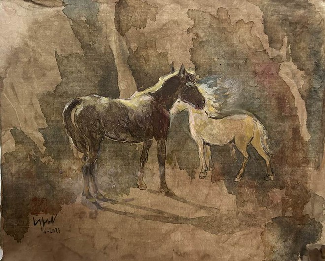 Họa sĩ Đỗ Đức: Người kể chuyện nh&acirc;n sinh qua h&igrave;nh tượng ngựa- Ảnh 3.