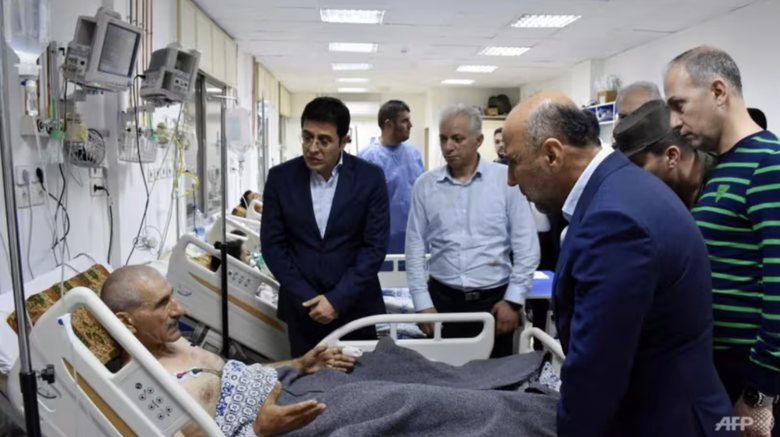 Tấn công kinh hoàng vào học viện quân sự ở Syria, 112 người thiệt mạng - Ảnh 1. Tấn công kinh hoàng vào học viện quân sự ở Syria, 112 người thiệt mạng - Ảnh 1.