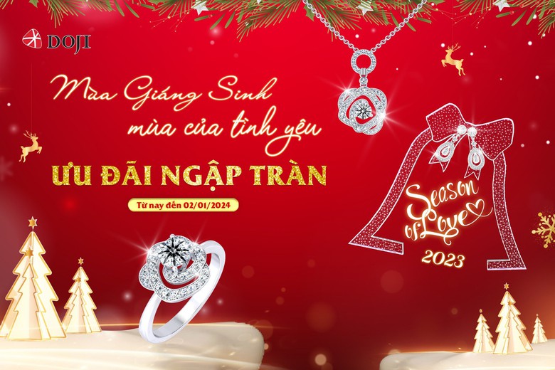 C&ugrave;ng DOJI trao gửi m&oacute;n qu&agrave; trang sức m&ugrave;a Noel  - Ảnh 1.