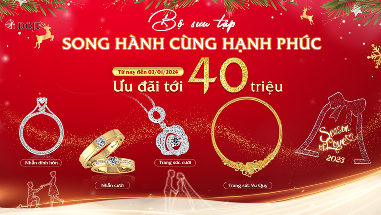 C&ugrave;ng DOJI trao gửi m&oacute;n qu&agrave; trang sức m&ugrave;a Noel  - Ảnh 2.