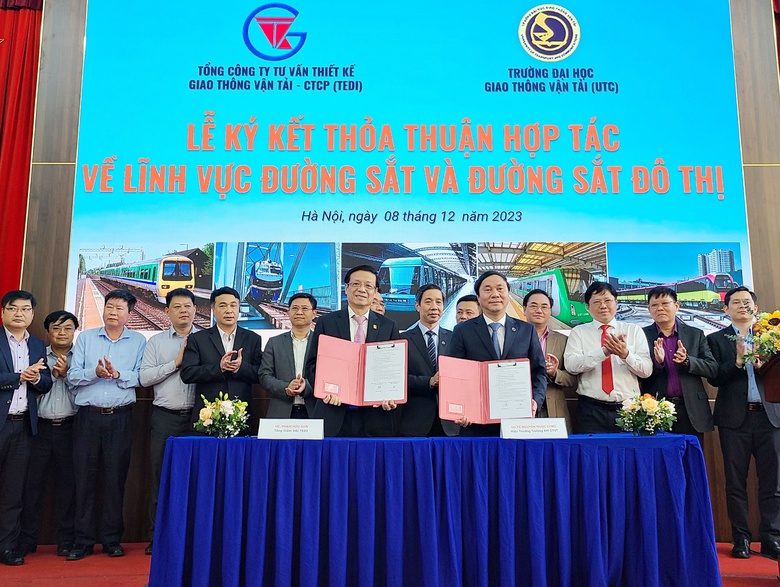 Hai đơn vị lớn lĩnh vực GTVT "bắt tay" đ&agrave;o tạo kỹ sư l&agrave;m metro, đường sắt tốc độ cao - Ảnh 1.
