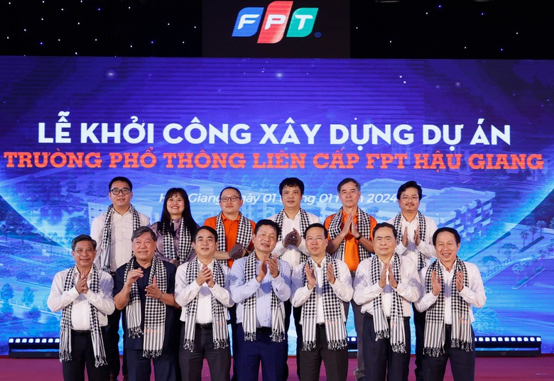 Khởi công Trường Phổ thông liên cấp FPT Hậu Giang- Ảnh 2. Khởi công Trường Phổ thông liên cấp FPT Hậu Giang- Ảnh 2.