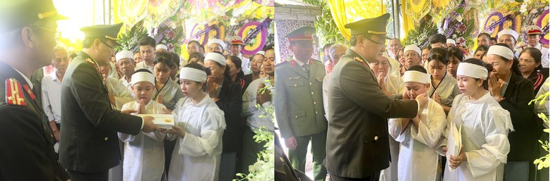 Tiễn biệt trung tá công an hy sinh khi khống chế đối tượng chặn xe, đe dọa người đi đường- Ảnh 2. Tiễn biệt trung tá công an hy sinh khi khống chế đối tượng chặn xe, đe dọa người đi đường- Ảnh 2.