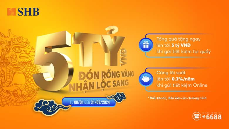 SHB d&agrave;nh h&agrave;ng ngh&igrave;n tỷ đồng ưu đ&atilde;i kh&aacute;ch h&agrave;ng c&aacute; nh&acirc;n dịp Tết Gi&aacute;p Th&igrave;n 2024- Ảnh 2.