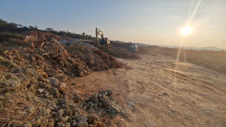 Cao Bằng: Xe chở đất lậu lộng h&agrave;nh, phớt lờ biển cấm- Ảnh 6.