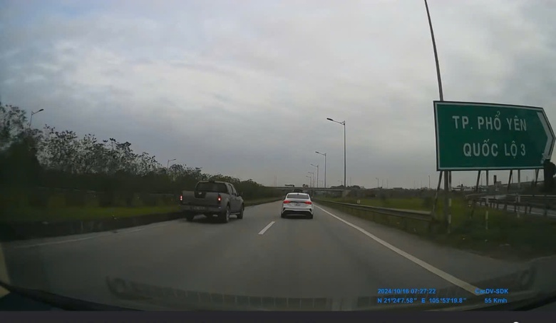 Truy t&igrave;m t&agrave;i xế xe b&aacute;n tải đi l&ugrave;i tr&ecirc;n cao tốc H&agrave; Nội - Th&aacute;i Nguy&ecirc;n- Ảnh 1.