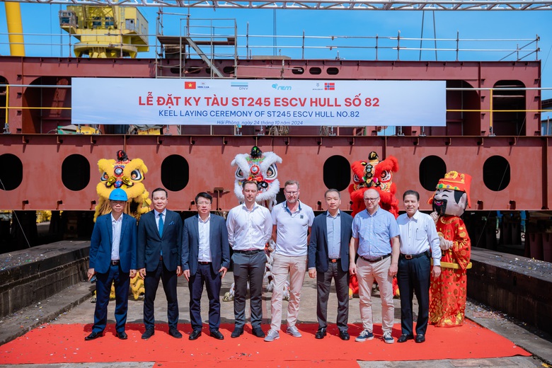 Đặt ky t&agrave;u dịch vụ năng lượng ngo&agrave;i khơi cho chủ t&agrave;u Na Uy- Ảnh 1.