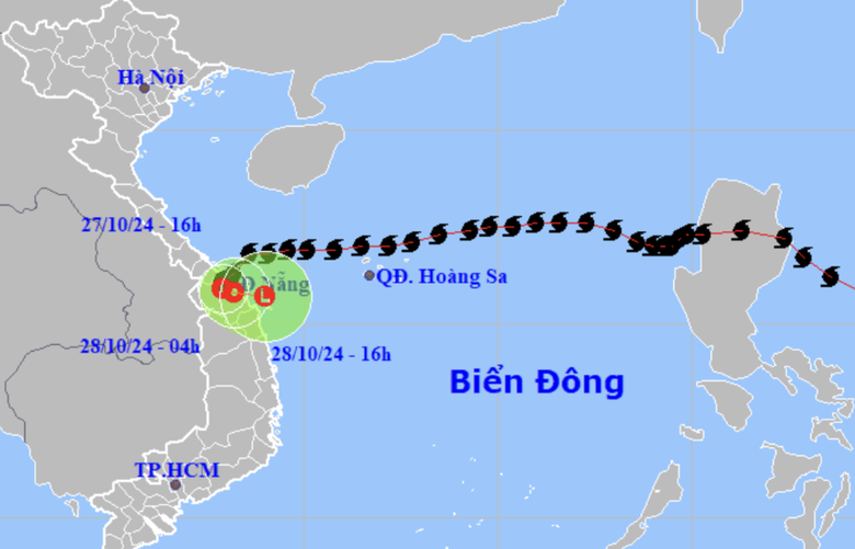 Bão Trà Mi suy yếu thành áp thấp nhiệt đới- Ảnh 1. Bão Trà Mi suy yếu thành áp thấp nhiệt đới- Ảnh 1.