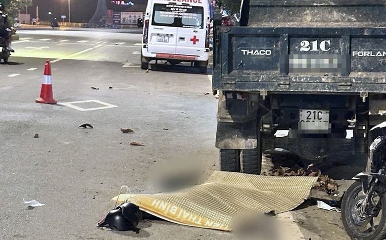 Hiện trường vụ tai nạn - Ảnh: Mạnh Cường. Hiện trường vụ tai nạn - Ảnh: Mạnh Cường.