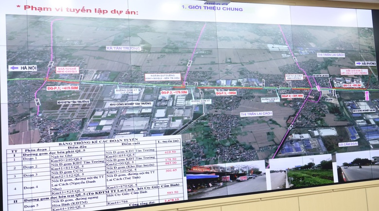 Hải Dương đề xuất l&agrave;m đường gom dọc quốc lộ 5- Ảnh 2.