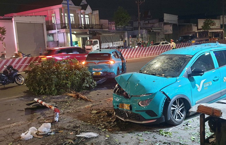 Hiện trường vụ tai nạn - Ảnh: T.T. Hiện trường vụ tai nạn - Ảnh: T.T.