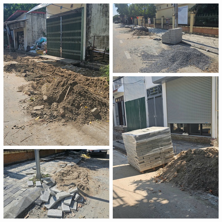 H&agrave; Nội: Dự &aacute;n cải tạo vỉa h&egrave; thi c&ocirc;ng ẩu, nguy cơ mất an to&agrave;n giao th&ocirc;ng- Ảnh 2.