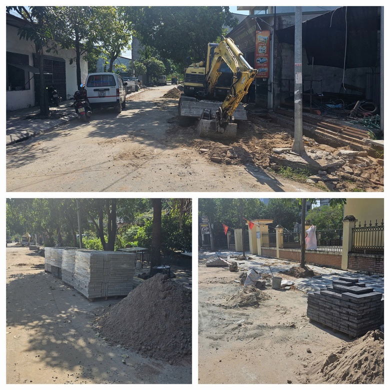 H&agrave; Nội: Dự &aacute;n cải tạo vỉa h&egrave; thi c&ocirc;ng ẩu, nguy cơ mất an to&agrave;n giao th&ocirc;ng- Ảnh 1.